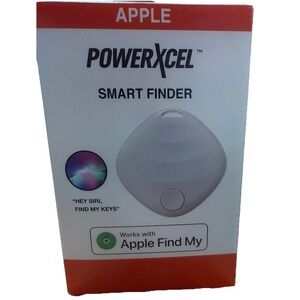 PowerXcel Smart Finder WHITE– Works with Apple Find My – Brand New in Box